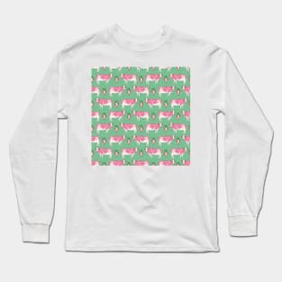 Strawberry Cow Pattern Long Sleeve T-Shirt